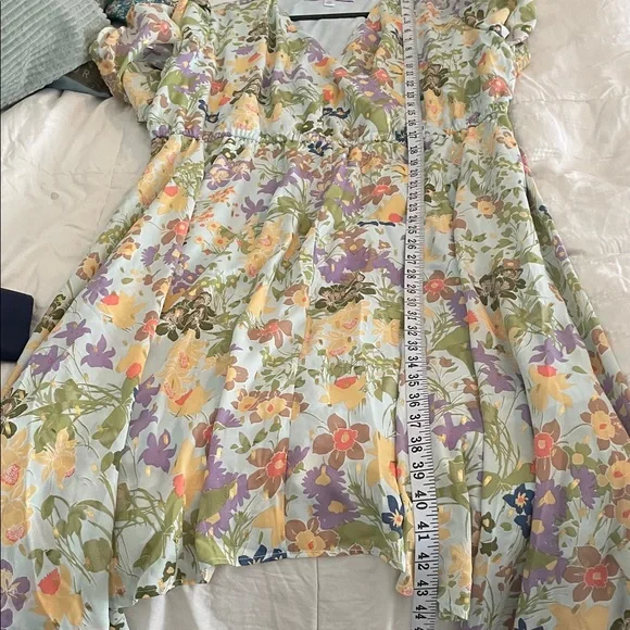 Parker Pastel Floral High Low Dress - Picture 10 of 12